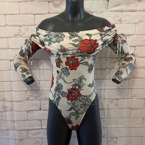 Floral Off-Shoulder Bodysuit